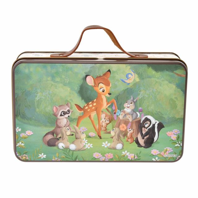 バンビ、とんすけ、フラワー バームクーヘン 缶入り Bambi 80years 1,944円