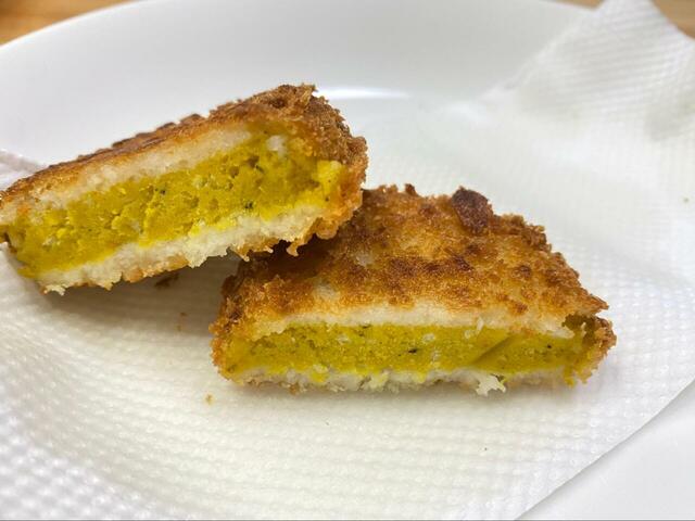 【業務スーパー かぼちゃコロッケ】ホクホクで甘いかぼちゃがおいしい〜