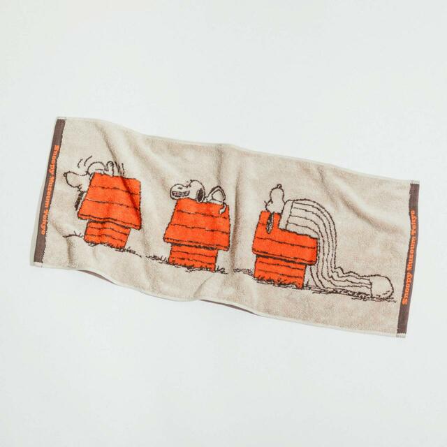 フェイスタオル 1,980円｜スヌーピーミュージアム｜2024年4月26日（金）発売グッズ