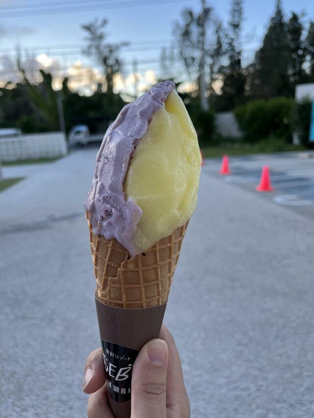 【星野リゾート BEB5沖縄瀬良垣】通常の2倍の量のご褒美ジェラート