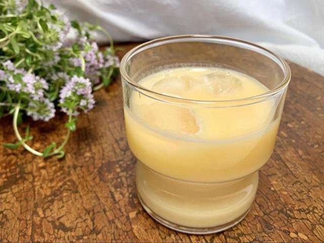 【無印良品　ソーダガラススタックグラス】ジュースもおいしくおしゃれに飲めます