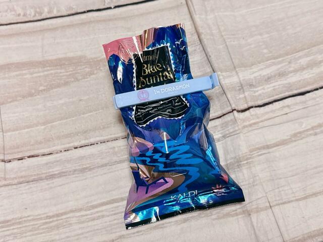 ショートタイプのクリップでコーヒー粉を留めてみました