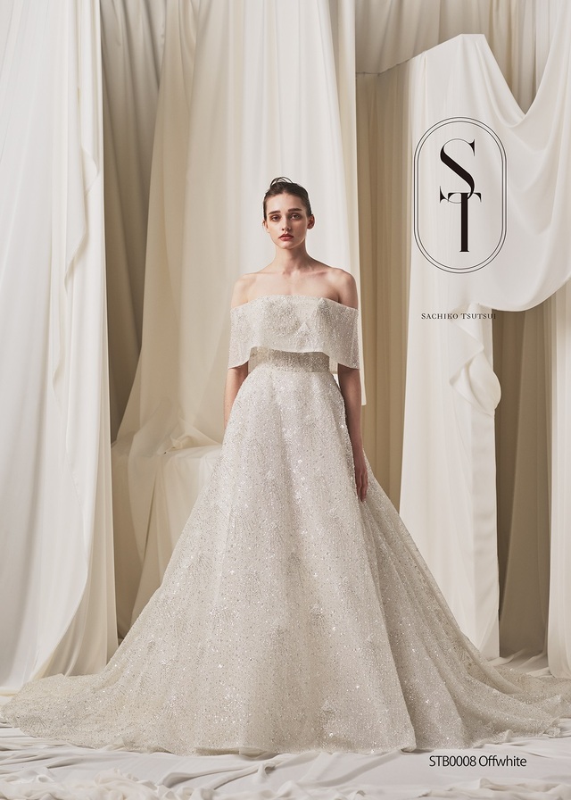 クラウディア|「ST(サチコツツイ)」新作ウェディングドレス|STB0008_Offwhite