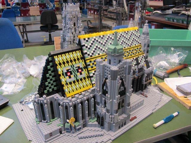 40万のレゴブロックでつくられた「世界遺産」