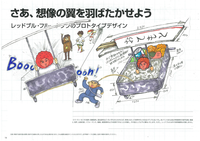 「レッドブル・フルーグタグ」出場飛行機の絵コンテ／たかし、弁当忘れてるわよGO(号)!!!