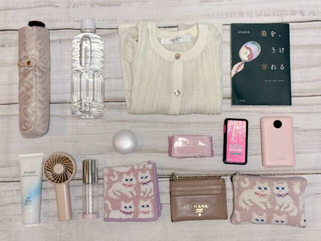 何かと荷物が増えがちな夏の外出の必需品も、まとめて収納できます♪