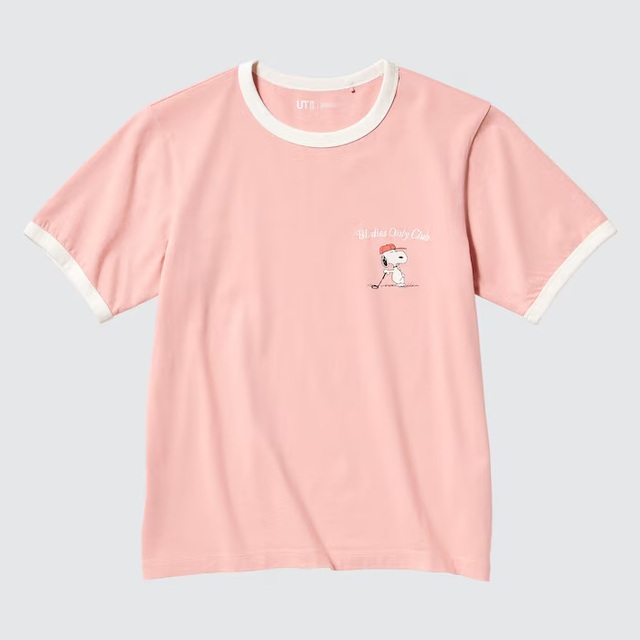ユニクロ ピーナッツ スポーツクラブ UT（半袖・レギュラーフィット） ¥1,500