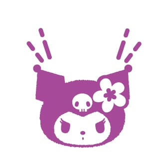 【サンリオキャラクターズ トロフィーカップスタンプ カラフル杯】クロミ パール　スタンプイメージ