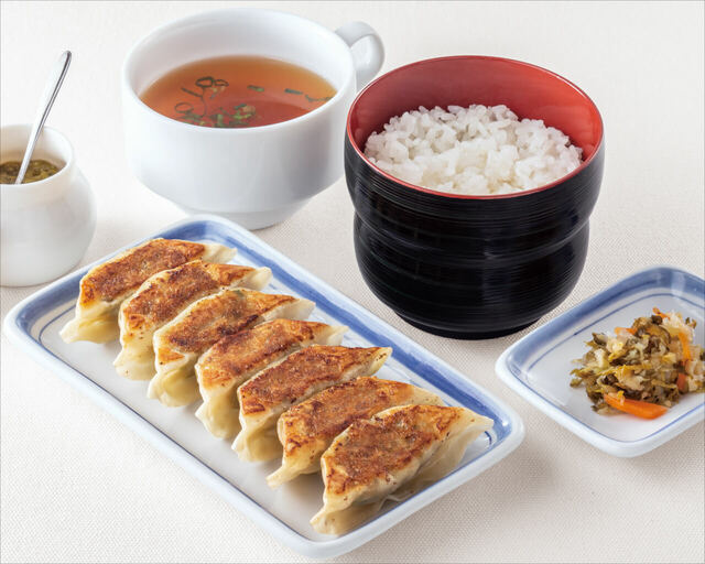 ぎょうざ7個定食