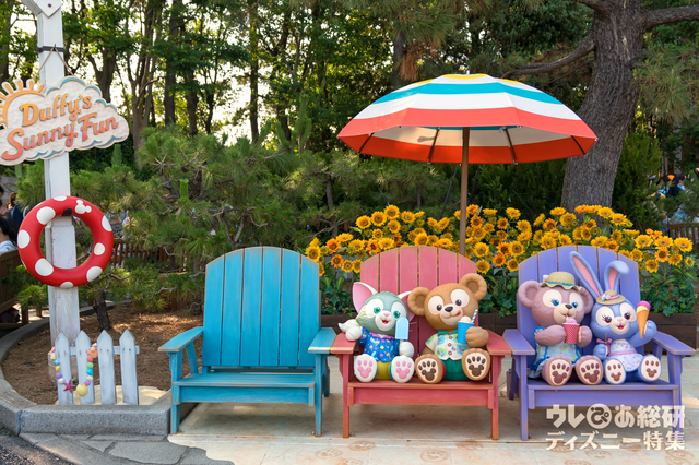 「ダッフィーのサニーファン」デコレーション