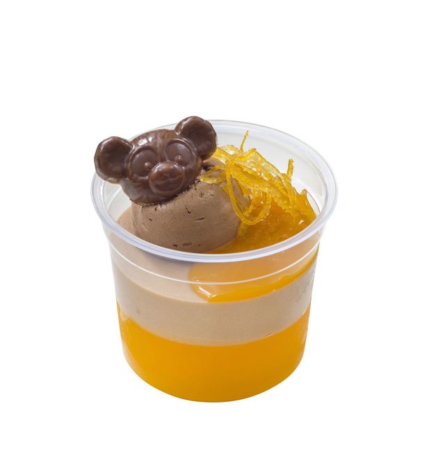 ミルクチョコムース＆シトラス･パッションフルーツゼリー