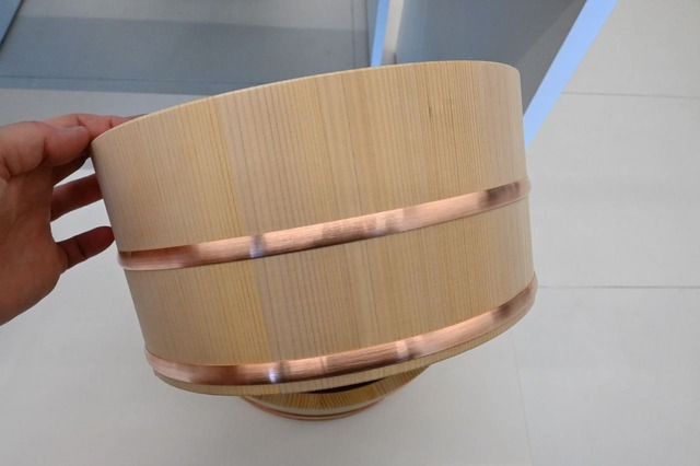 【デザインあ展neo】「あゆおけ」9,900円／何の変哲もない桶のように見えますが…