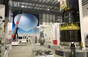 【JAXA 相模原キャンパス宇宙科学探査交流棟】M-Vロケットの先端の実物など