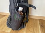 【adidas チーム バックパック 35 L】両サイドのメッシュポケットは、ペットボトルや折りたたみ傘を入れるのにちょうどいいサイズ感◎