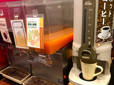 【バーミヤン　ドリンクバイキング】お茶のラインナップが豊富ですが、ホットコーヒーとアイスコーヒーも揃ってます