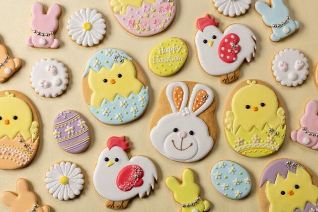 「イースターアイシングクッキー　小4枚セット／ 大1枚」＜各2,000円＞【グランドハイアット東京「イースタースイーツ コレクション」】