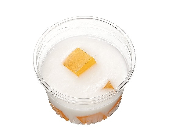 オレンジゼリー＆ヨーグルトプリン