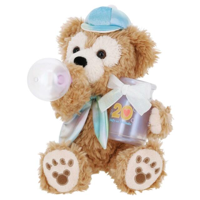 ぬいぐるみ 5,300円｜東京ディズニーシー「ダッフィー＆フレンズ20周年：カラフルハピネス」スペシャルグッズ｜販売開始：2025年4月8日（火）