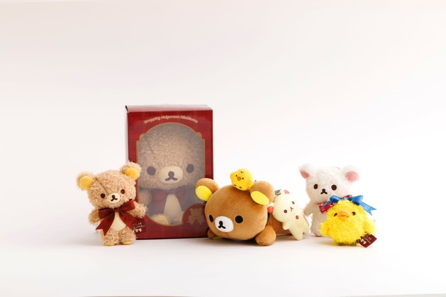 【リラックマ新商品「ぬいぬいリラックマ」】チェックとリボンを基調とした上品であたたかなデザインがかわいい新商品