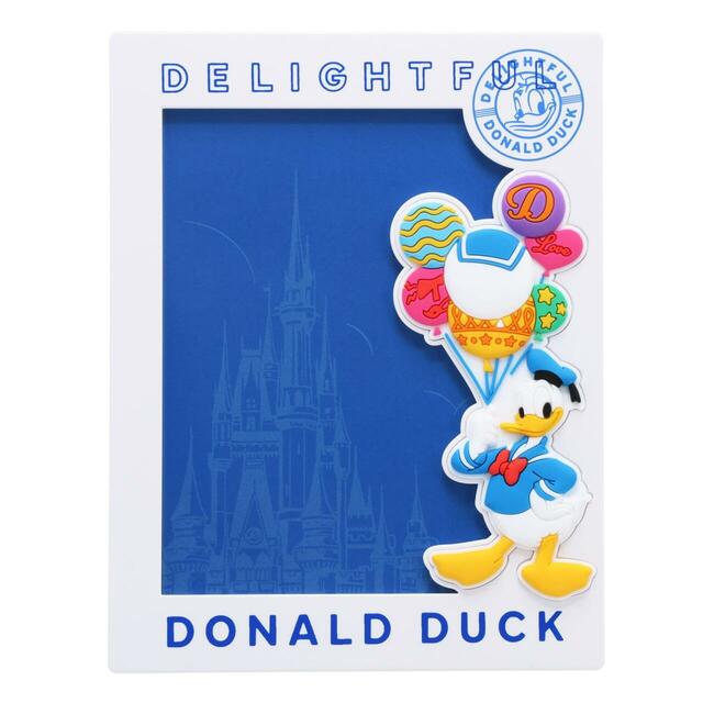 フォトスタンド 3,300円｜東京ディズニーリゾート ドナルドダック新作グッズ｜販売店舗：東京ディズニーランド「ホームストア」、東京ディズニーシー「ヴィラ・ドナルド・ホームショップ」｜発売日：2026年10月15日(木)