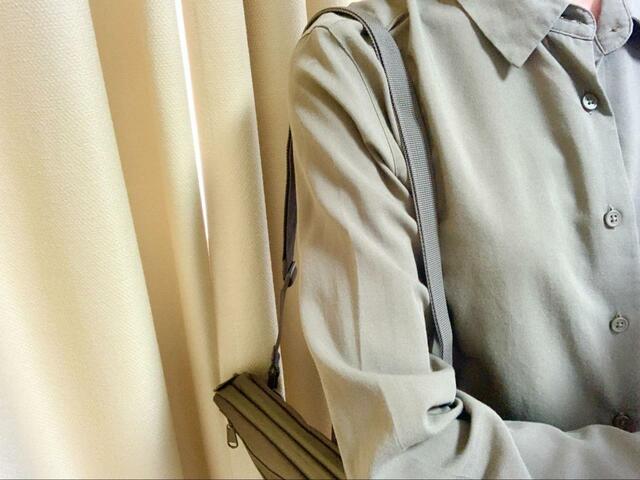 【ワークマン Wジョイントスクエアサコッシュ】メインのショルダーバッグにも◎