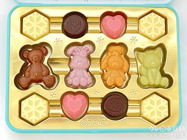 「ダッフィー&フレンズのホワイト・ウィンタータイム・ワンダーズ」チョコレート