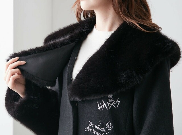 ボリュームファーコート「ヴィランズ」｜￥ 24,000 （税込）