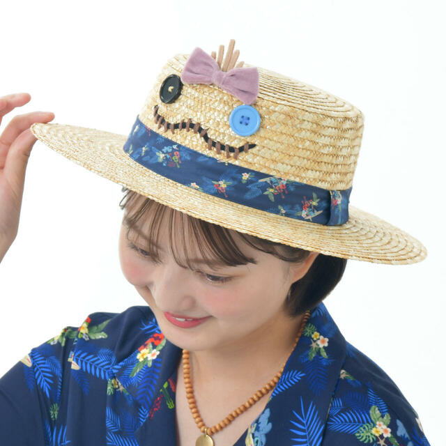スティッチ＆スクランプ 帽子・ハット 麦わら Disney Stitch Day Collection 4,000円