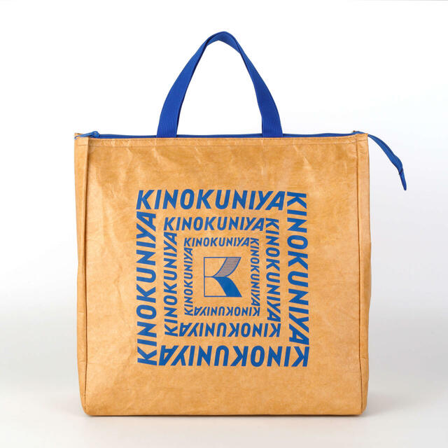 【紀ノ国屋　リンクリー保冷バッグ】新色のブルー。暑い時期は涼しげで良さそう！