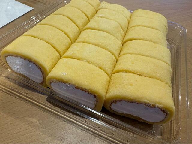 【ロピア もちり プレーン】生地とクリームのバランスが良く、もちもち食感とクリームの甘さをしっかり味わえます◎