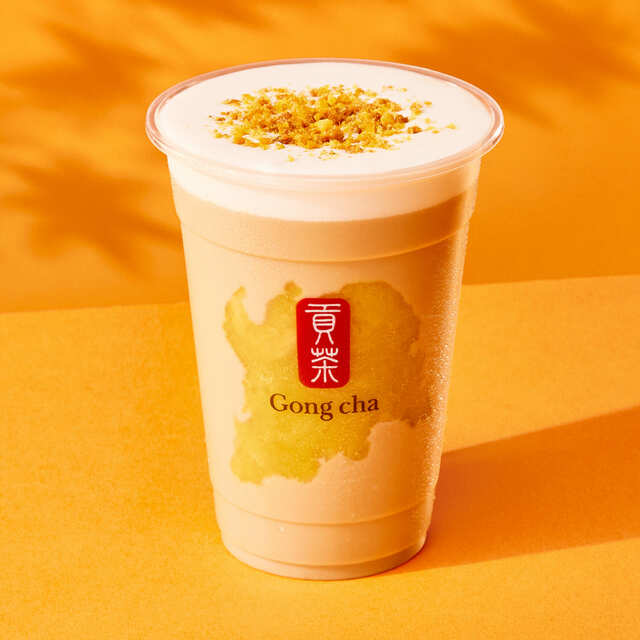 【ゴンチャ】「焼き芋ごくり ミルクティー（ICED）」オフィシャル写真