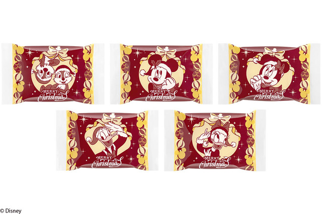 個包装もかわいいデザイン!【ミッキー&フレンズ<クリスマス>/ショコラサンド「見ぃつけたっ」】