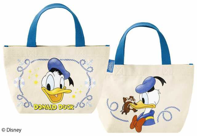 ドナルドダック/ランチトートバッグ 1,300円|Disney SWEETS COLLECTION by 東京ばな奈