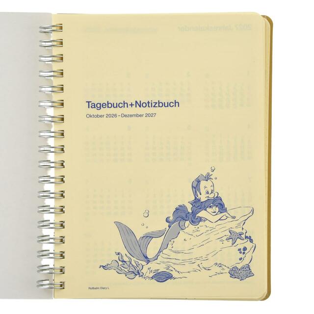 【デルフォニックス】リトル・マーメイド Rollbahn Diary L 手帳・スケジュール帳 CALENDAR & ORGANIZER 2027 2,400円