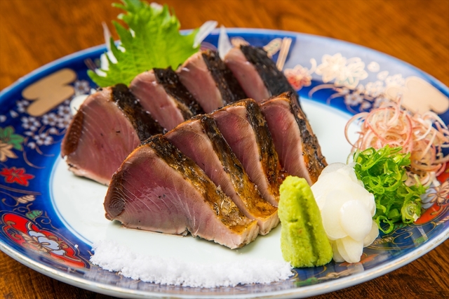 かつをのわらやき 塩たたき　1,490円