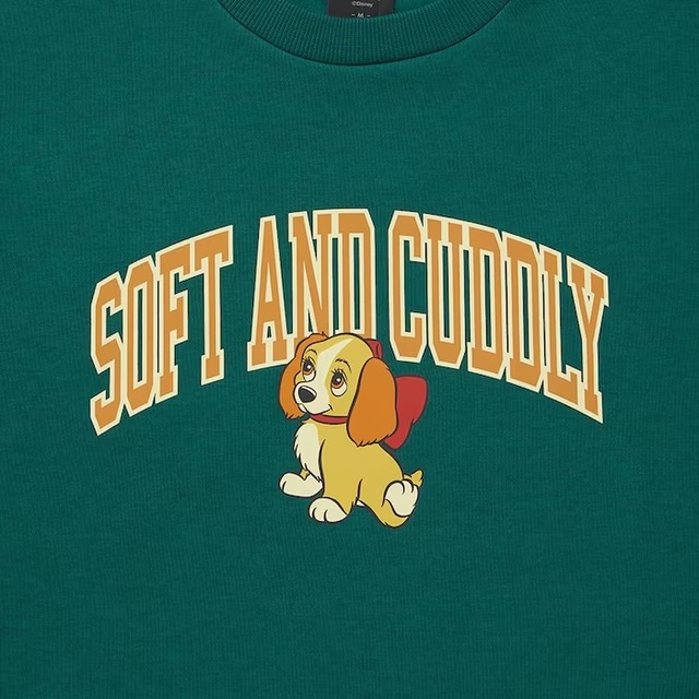 スウェットプルオーバー(長袖) 2,990円｜GUディズニー「わんわん物語」コレクション