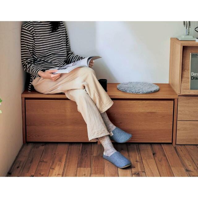 デスクにもなる収納ベンチ［日本製］ ＜幅80／幅120cm＞｜￥22,900～34,900 （税込）