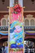 東京ディズニーランド　お正月のデコレーション