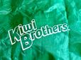 「Kiwi Brothers」のロゴがポップ！