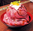 グリル異人館　ローストビーフ丼メガ盛り