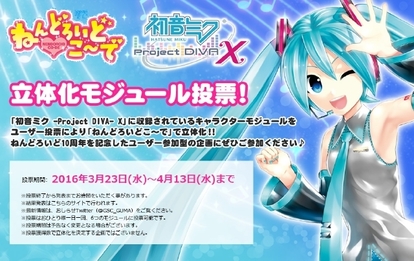 初音ミク -Project DIVA-」の衣装を再現！「ねんどろいどこ～で
