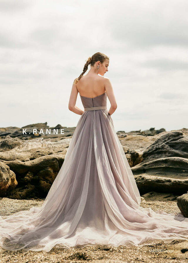 クラウディア|「K.RANNE-クランネ-」新作ウェディングドレス|KNE0050_Greige