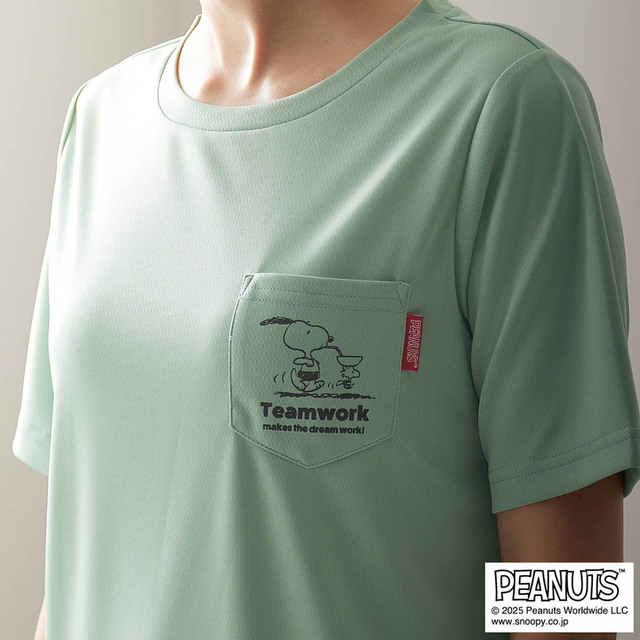裏メッシュドライＴシャツ 「スヌーピー」｜￥2,990 （税込）