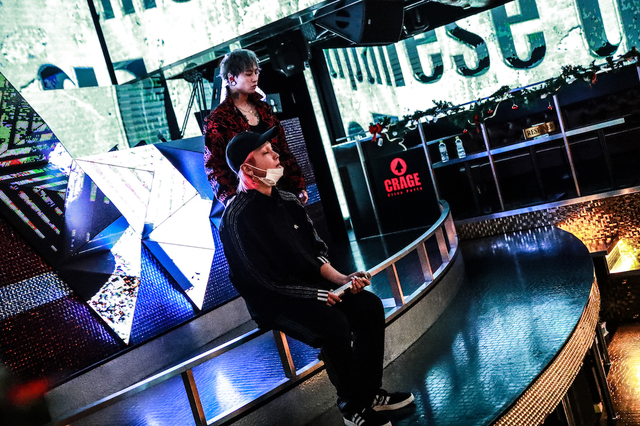 リハーサル中の8P-SB