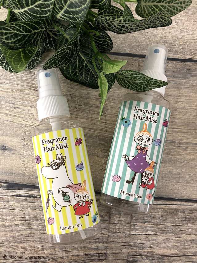 ボディヘアミスト(画像左からレモンティ、マスカットティ)