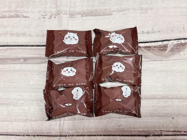 6個のチョコクランチ入り。パッケージに注目です！