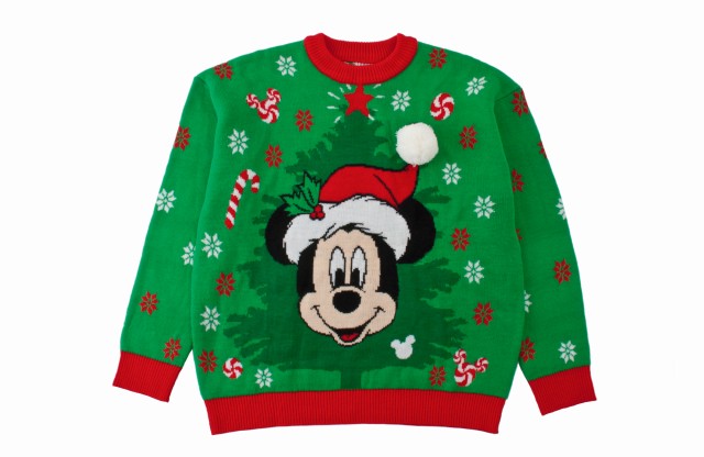 セーター 5,900円｜ニセックスM-L｜東京ディズニーリゾート「ディズニー・クリスマス」2019｜販売店舗：東京ディズニーランド「グランドエンポーリアム」、東京ディズニーシー「エンポーリオ」