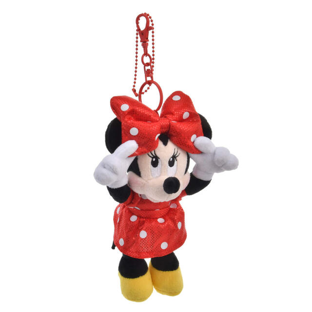 ミニー ぬいぐるみキーホルダー・キーチェーン MINNIE’S DOT RIBBON 2,400円