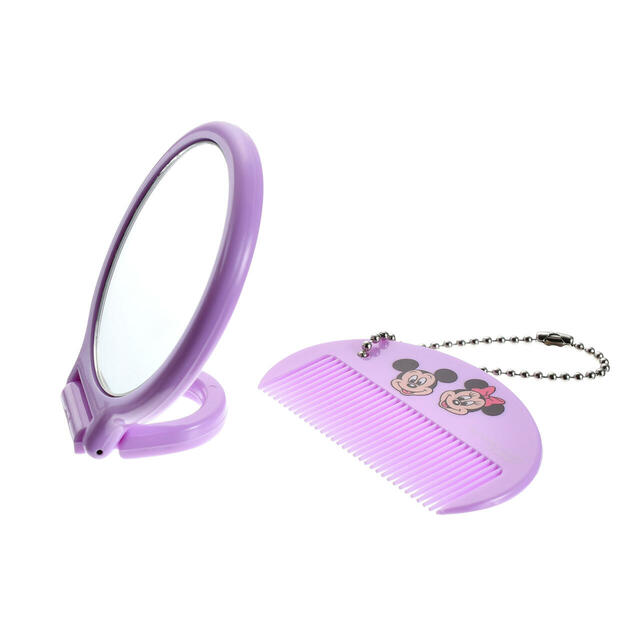 ミッキー、ミニー、プルート ハンドミラー・ヘアコーム セット Mickey ＆ Friends 1,400円