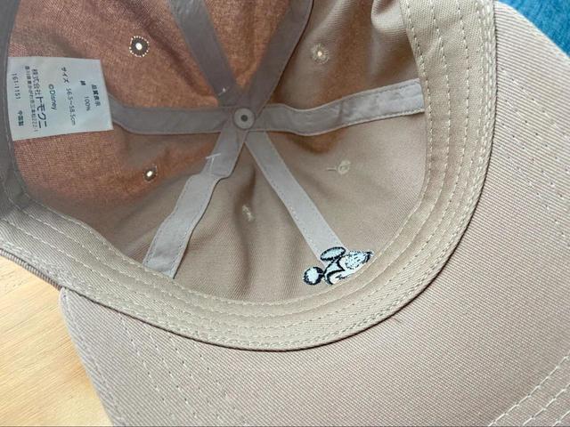 【しまむら ミッキーキャップ】帽子裏 © Disney